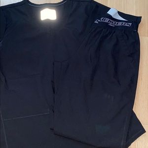 Top and bottom Skechers scrubs